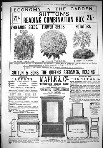 Antique old print 1883 sutton - antique,
