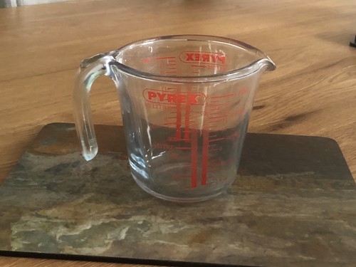 Pyrex glass measuring - glass, jug