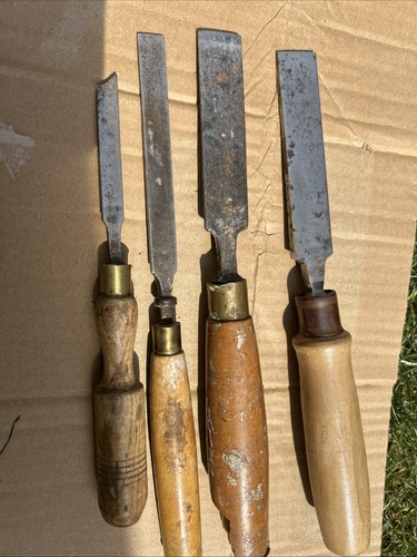 Vintage marples chisels qty 4 - chisels,