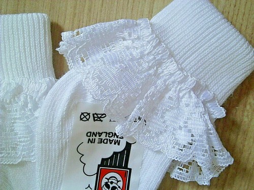 Baby white ankle - white,