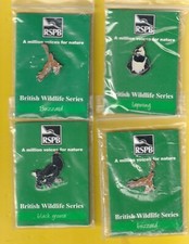 RSPB Pin Badges -4 Trifold -British Wildlife - A million voices for nature