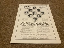 PLPS20 ADVERT 11X8 PONDS VANISHING & COLD CREAMS. ADRIENNE BRUNE. EDITH DAY