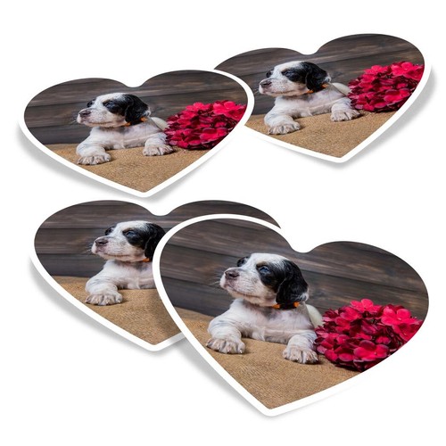 Heart vinyl stickers blue - heart,