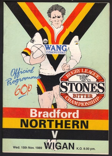 Bradford northern wigan 9 - bradford, v