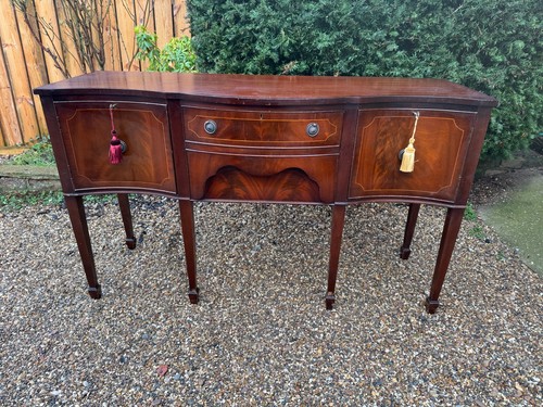 Vintage mahogany serpentine - vintage,