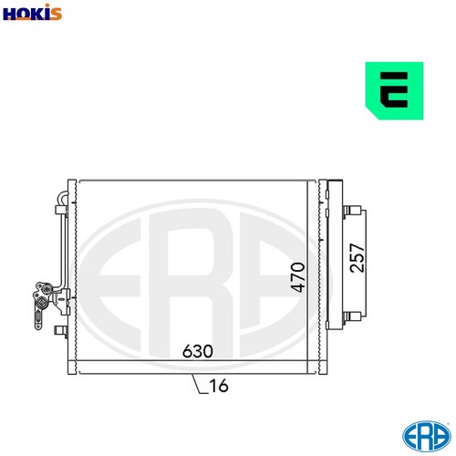 Condenser air conditioning - condenser,
