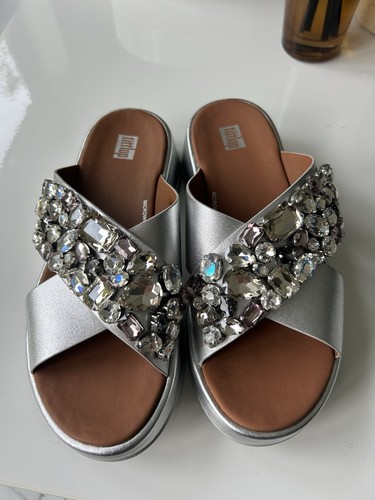 Fitflop jewel sandals silver - jewel,