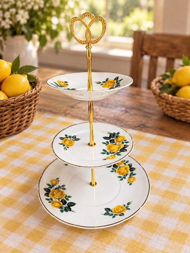 Tier china cake tea - china, stand