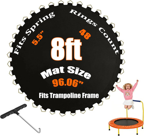 8ft trampoline jumping - 8ft, mat