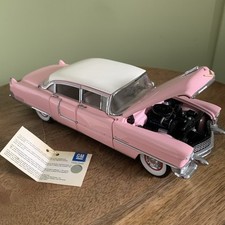 Franklin Mint Elvis Presley’s Pink Cadillac Car 1:24 Model See Description