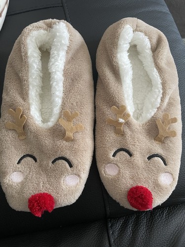 Ladies christmas slippers size - christmas,