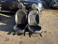 MINI Cooper S One R56 Sport Full Leather Black Interior Seats Seat Front Rear #1