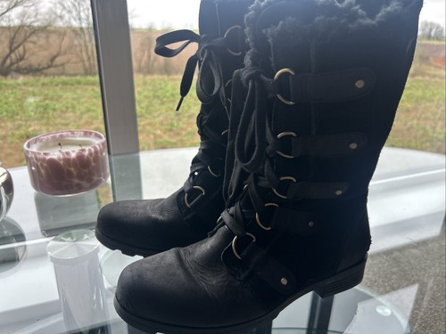 Leather fur lined - sorel, boots