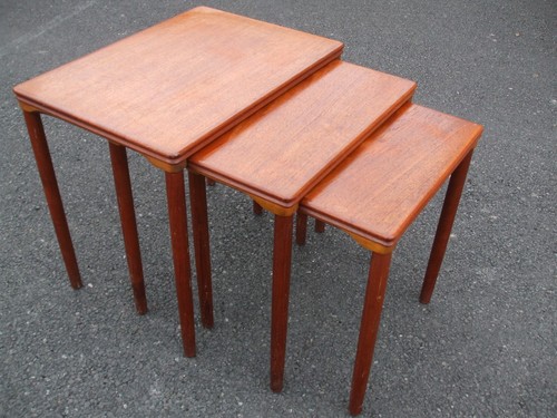 Vintage danish teak nest - nest, of