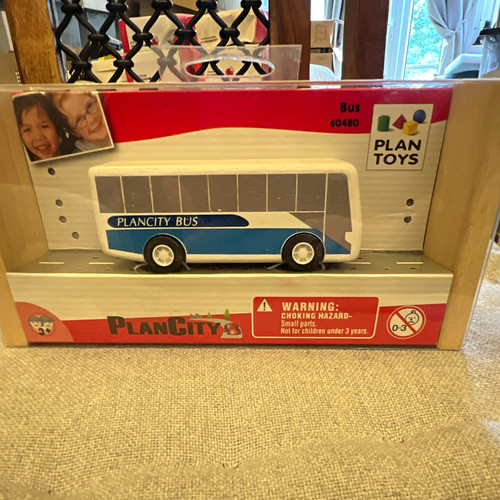 Plantoys plancity wooden bus - plantoys,