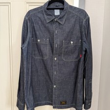 MENS W TAPS DK CHAMBRAY SIZE