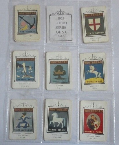 1952 whitbread inn signs - whitbread,