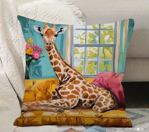 Contemporary giraffe sofa - contemporary, on