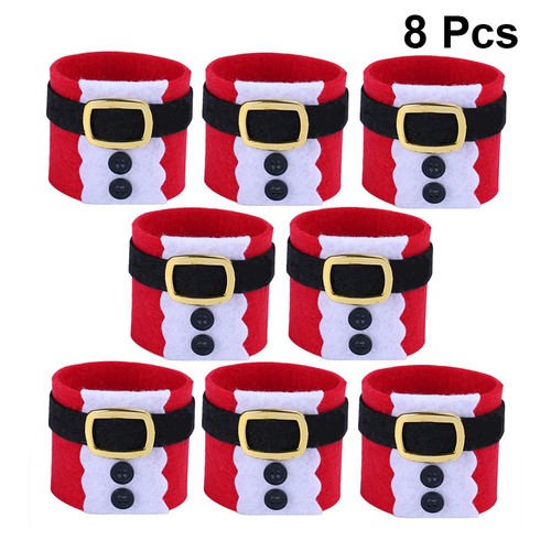 8pcs christmas napkin rings - 8pcs,