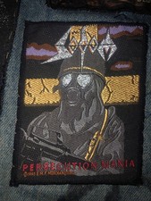 Sodom persecution mania Vintage Heavy Metal Patches für Kutte Original 80s Rar