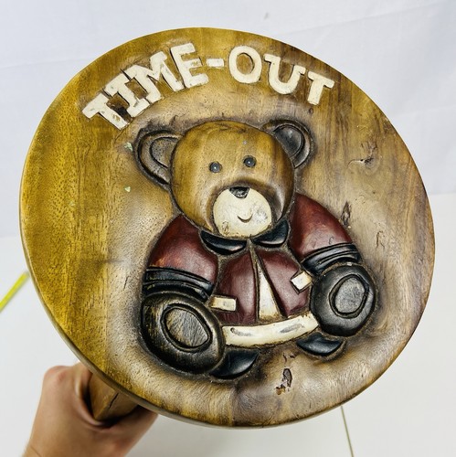 Vintage hand carved wooden - hand,