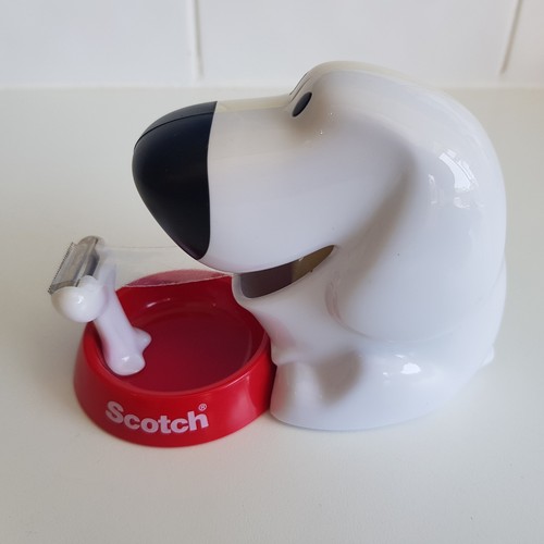 Scotch white dog head tape - scotch,