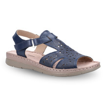 Womens Wide Leather Sandals