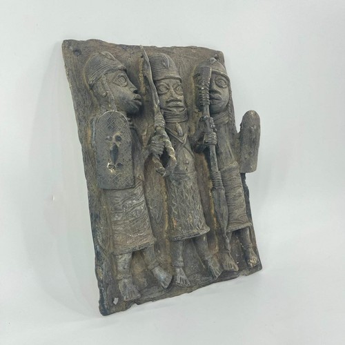 Benin bronze adorned cast - adorned,
