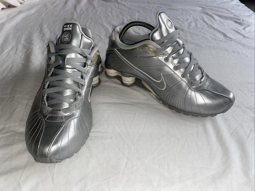 Silver nike shox trainers - nike, uk