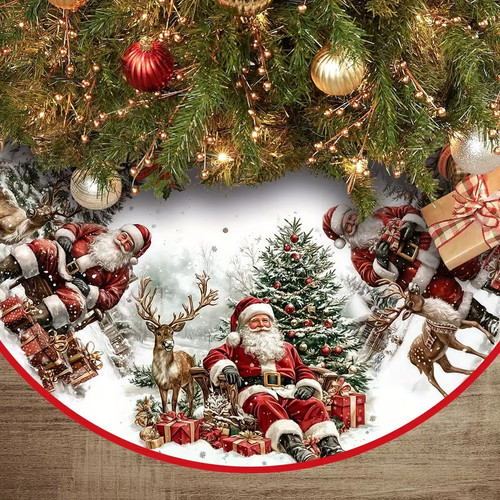 100cm christmas tree skirt - 100cm,