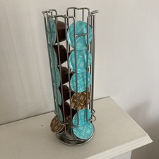 REVOLVING/ROTATING 24 COFFEE POD CAPSULE HOLDER TOWER  RACK DOLCE GUSTO  - SALE