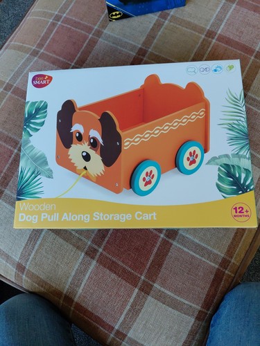 Wooden toy box dog - -, animal