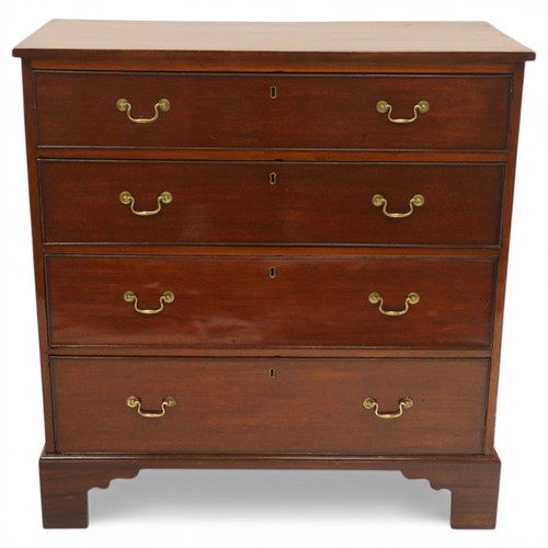 Georgian mahogany chest - mahogany, of