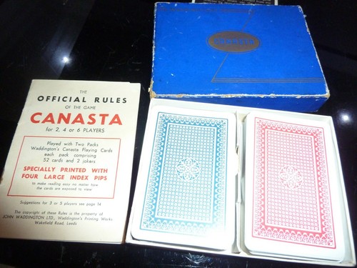 Vintage waddingtons canasta - vintage,