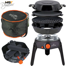 NGT Dynamic Gas Stove System Cooking Station Portable BBQ Camping Carp Fishing