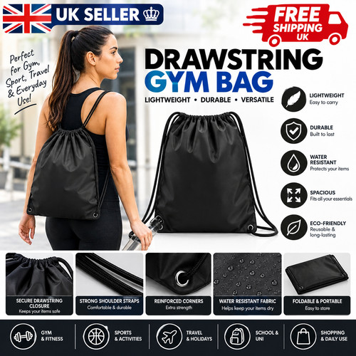 Premium drawstring bag sports - bag,