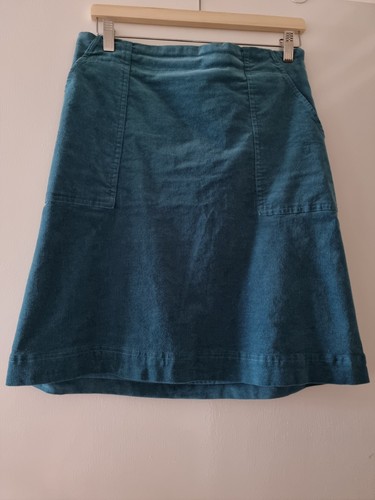 Seasalt teal cord skirt - seasalt,