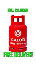 6Kg Propane Full Gas Bottle CALOR GAS  Free UK Delivery Caravan Camping DIY