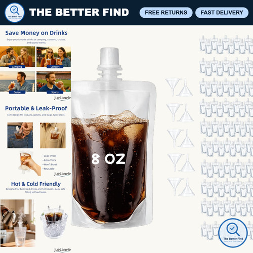 100 pcs plastic drink - pcs, 8
