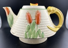 Lizard Handled Art Deco Teapot