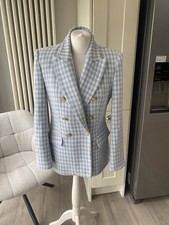 ZARA BLUE WHITE CHECK