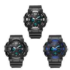 OHSEN Quartz Digital Watch Men Dual Swim Sport Rubber LED Military leisure GIFT