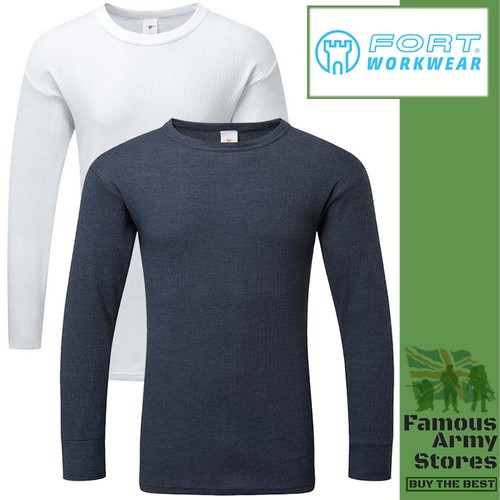 Mens thermal long sleeve vest - long,