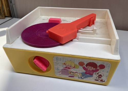 Fisher price music box - box, record