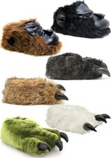Mens Novelty Claw Slippers