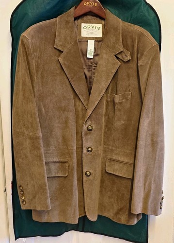 Orvis brown suede leather - brown,