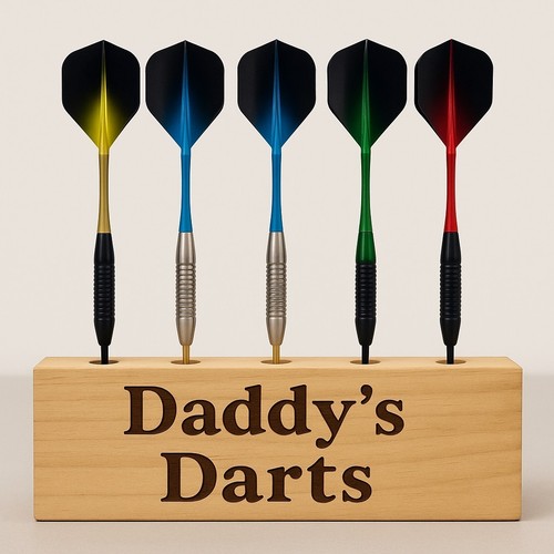 Personalised dart holder - personalised,