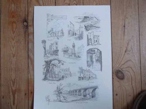 Hexham northumberland signed - hexham,
