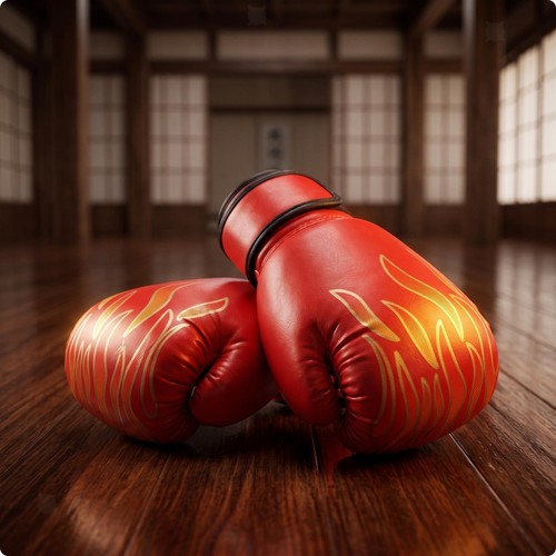 Easy clean boxing gloves - clean,