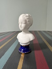 Vintage Bisque Porcelain Bust